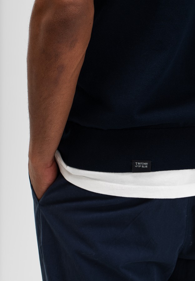 Afbeelding van M2616018 - Clifden Cotton - Polo - Butcher of Blue